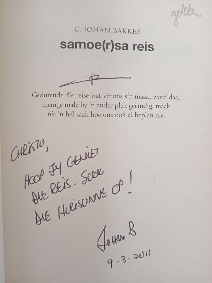 Samoe[r]sa Reis by C Johan Bakkes
