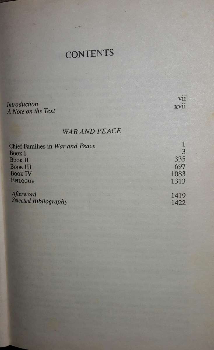 War And Peace - Leo Tolstoy