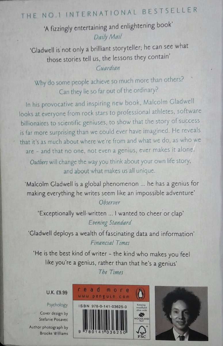 Outliers - The Story Of Success - Malcolm Gladwell