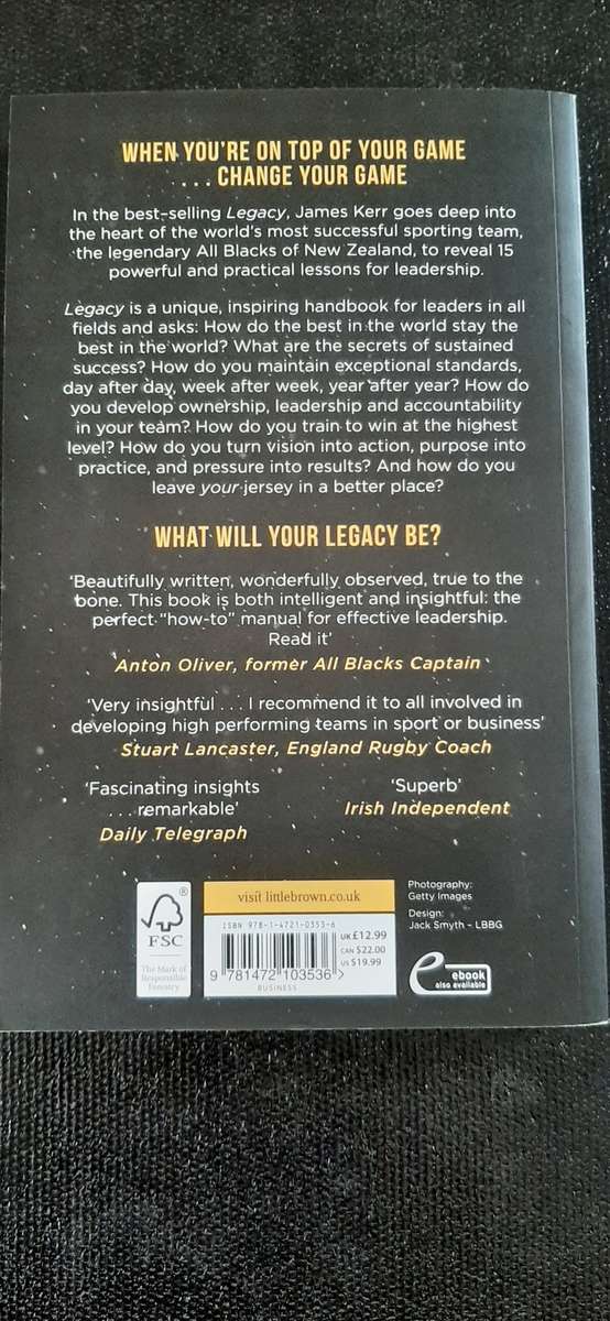 Legacy by James Kerr