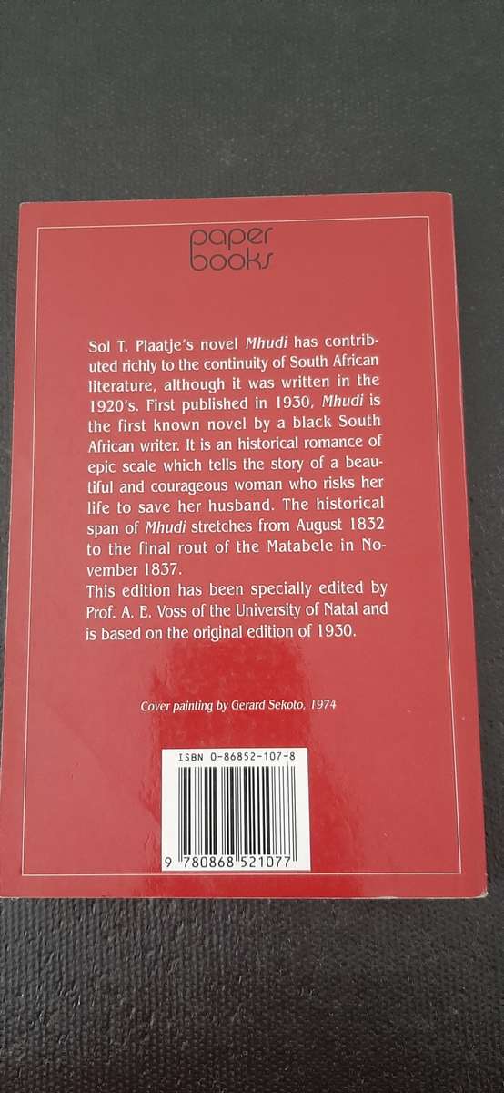 Mhudi by Sol T. Plaatje