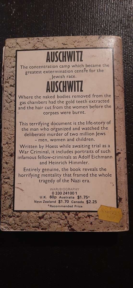 Commandant of Auschwitz by Rudolf Hoess