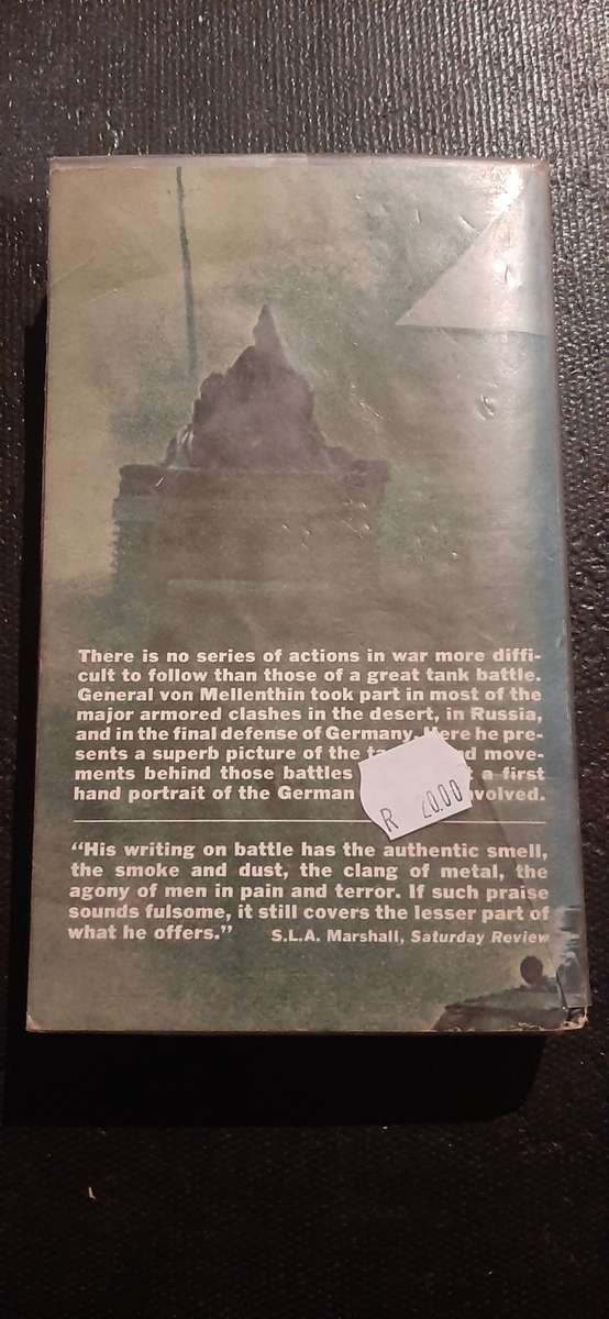 Panzer Battles by F.W. Von Mellenthin