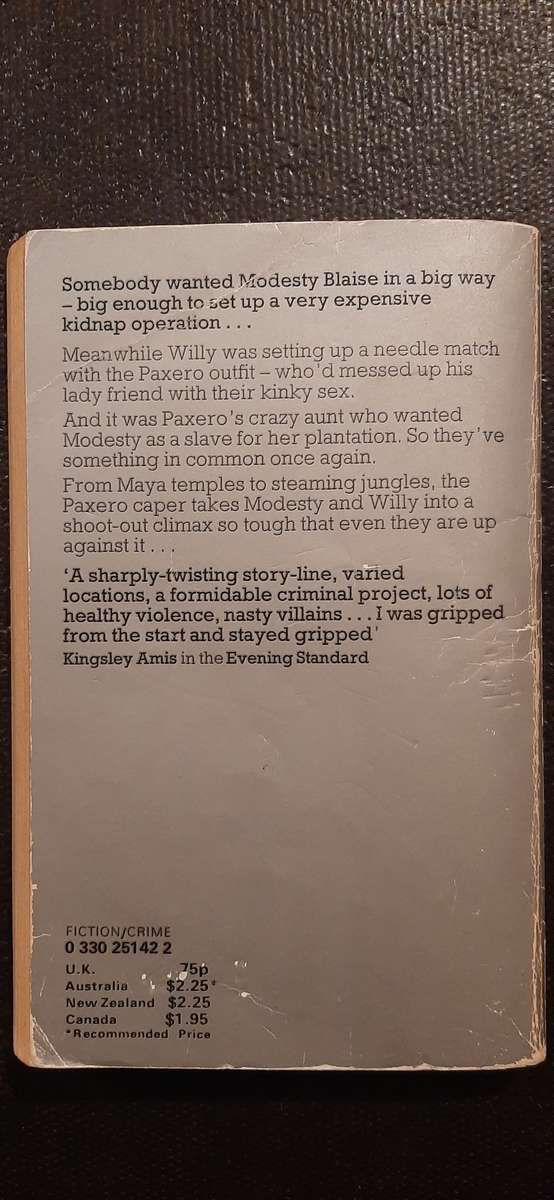 Last Day in Limbo by Peter O`Donnell (Modesty Blaise)