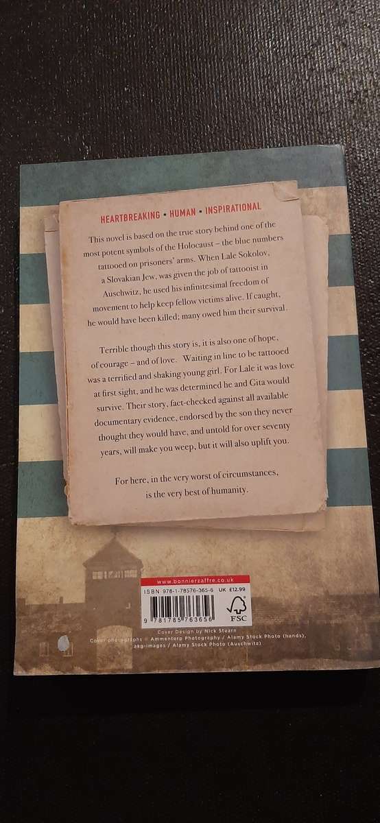 The tattooist of Auschwitz by Heather Morris