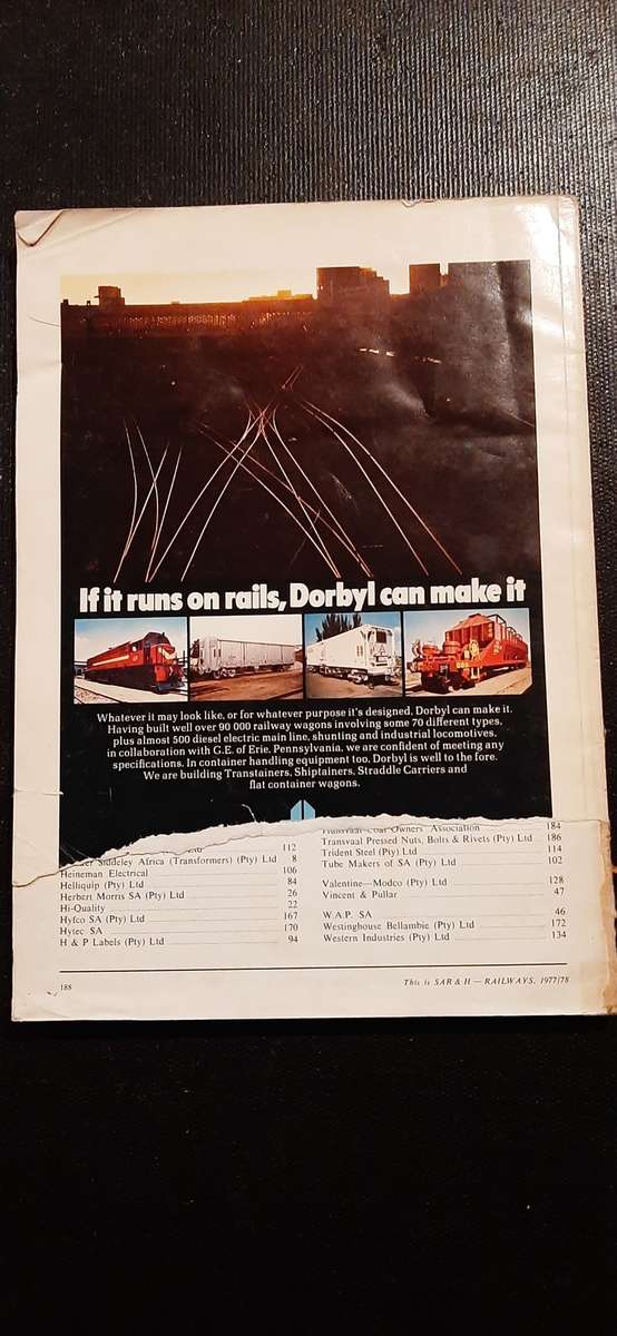 This is South African Railways 1977/78