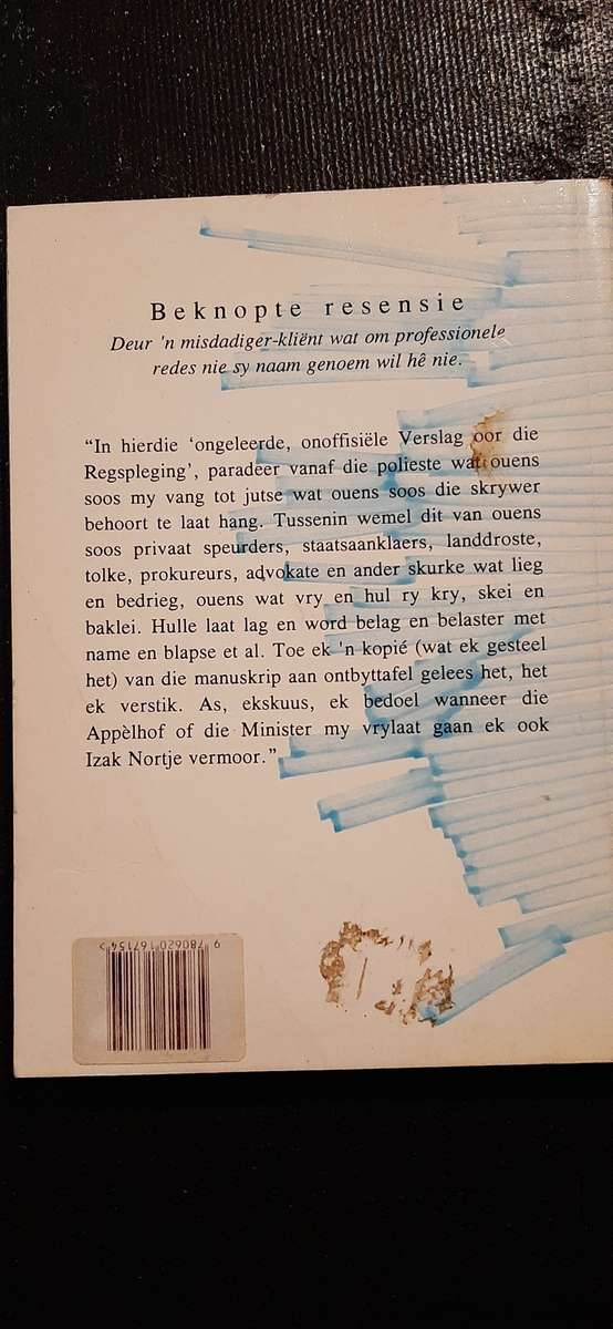 Stilte in die Hof! Deur Izak Nortje