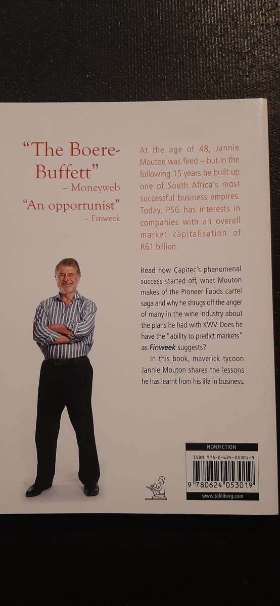 Jannie Mouton "and then they fired me" (Signed)