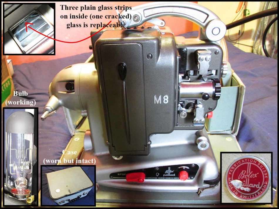 Bolex m8 projector