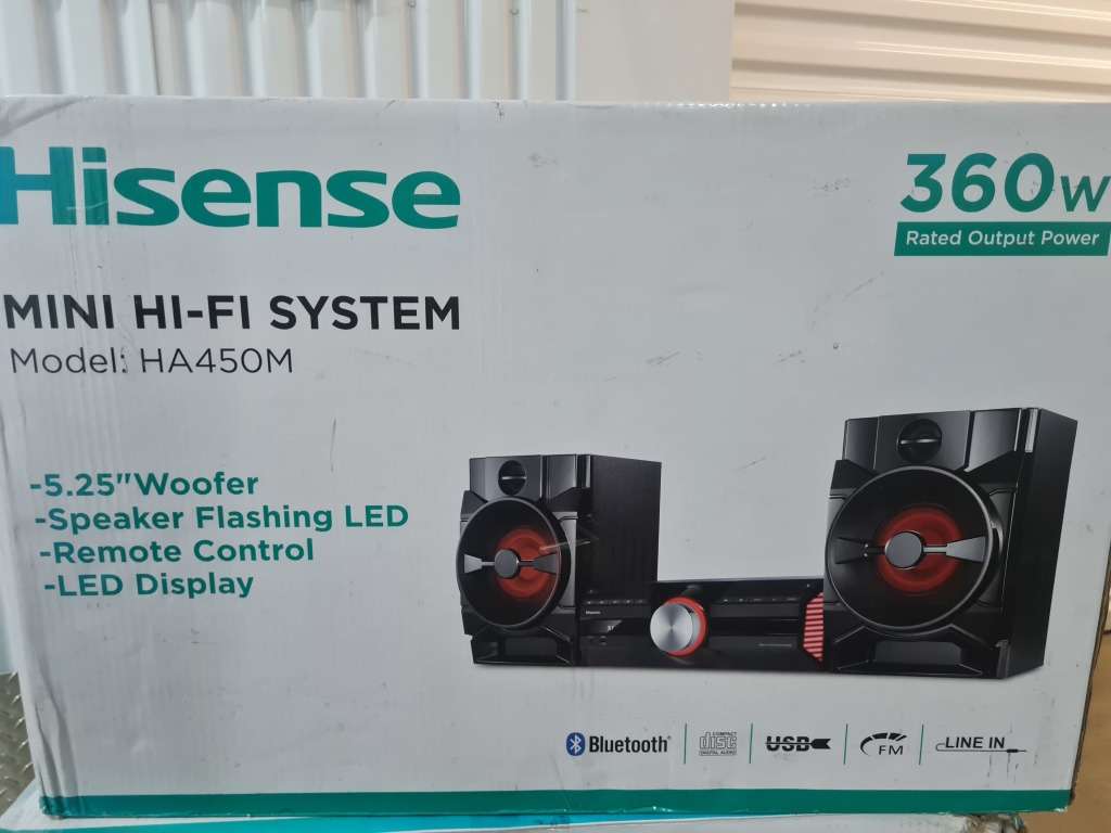 HISENSE HA450M 360W BLUETOOTH HIFI SYSTEM