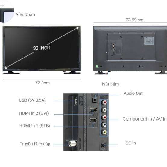 SAMSUNG 32inch HD LED TV