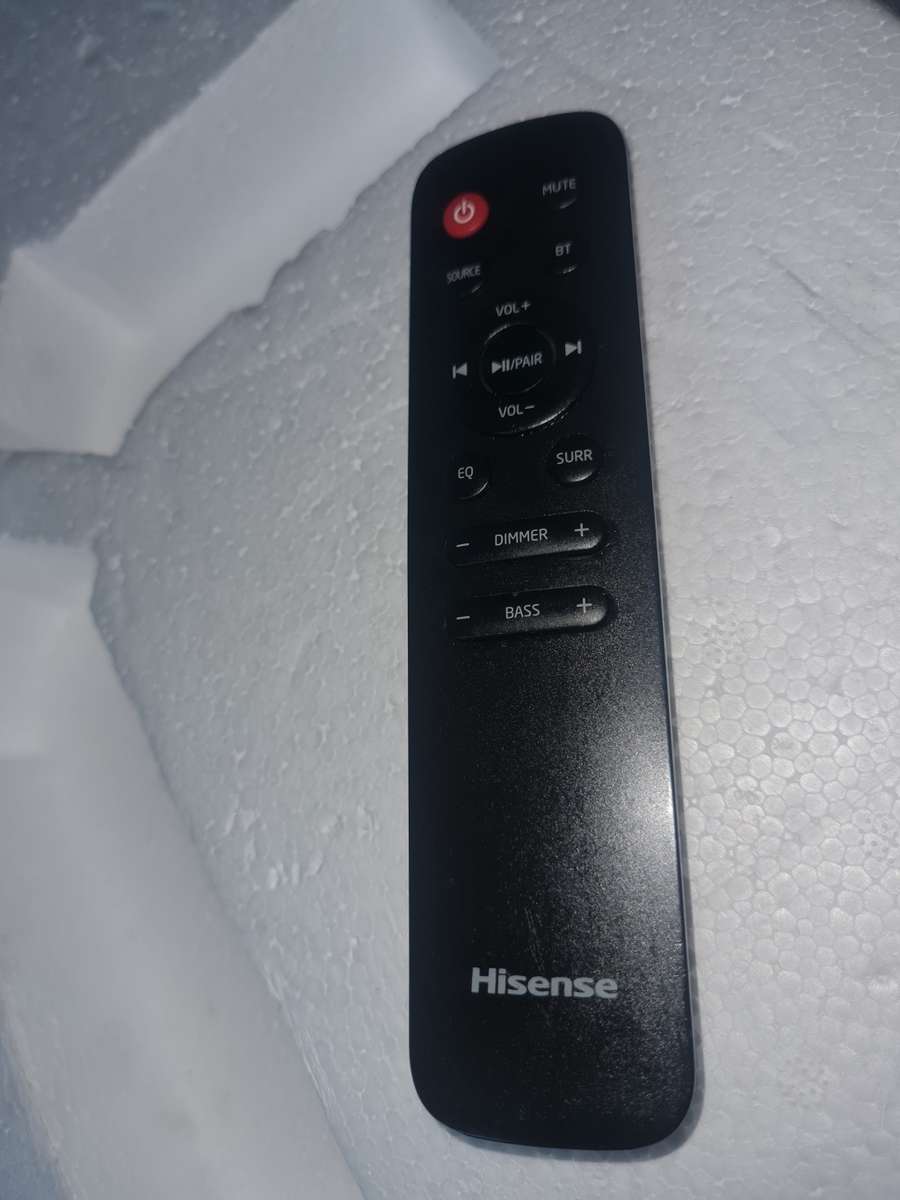 HISENSE HS218 ORIGINAL SOUNDBAR REMOTE CONTROL
