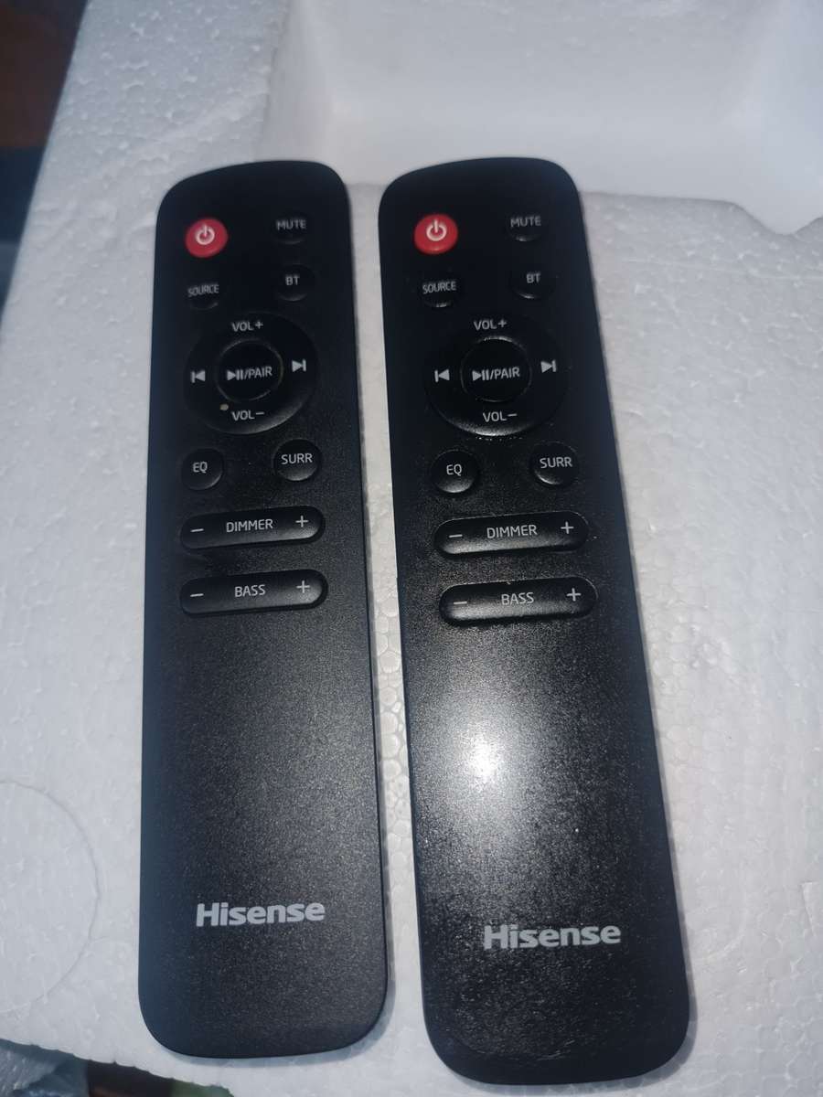 HISENSE HS218 ORIGINAL SOUNDBAR REMOTE CONTROL