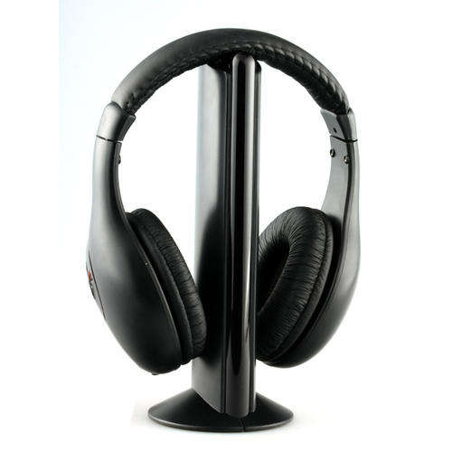 Wireless Stereo Headphone - FM Transmitter and Receiver - Built-in FM Radio Function