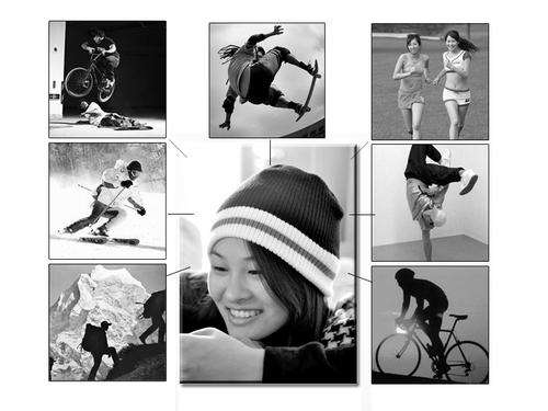 Electromann SA - Beanie Hat with Built-in Headphones (Black with White/Grey Stripe) - G375