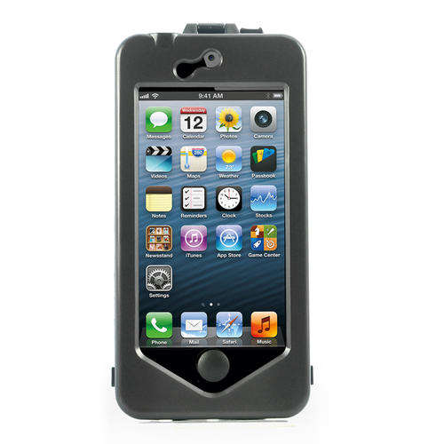 Electromann - Bicycle Mount for iPhone 5 - Shockproof Housing, 360 Degree Rotation