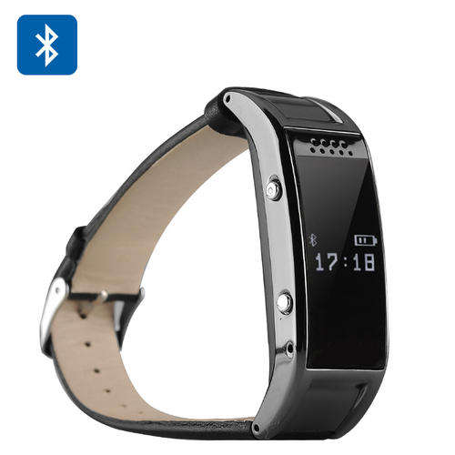 Bluetooth 3.0 Smart Wristband Watch - LCD Display, Support SMS + Phonebook Sync, Remote Camera