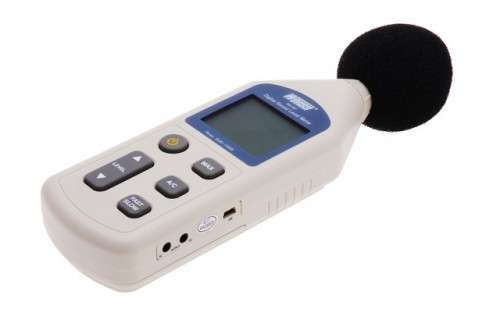 LCD Digital Sound Level Meter Noise Measuring Instrument Decibel Monitoring Logger Tester 30-130dB