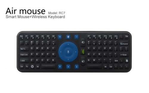 Measy RC7 2.4G USB Wireless Keyboard Gyroscope Air Fly Mouse Remote for Mini PC Android TV Box