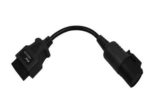 IVECO 30pin V2 Male to OBD Male 16pin Cable
