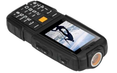 NO.1 A9 GSM Phone - 4800mAh Battery, 2.4 Inch 240x320 Screen, FM Radio, Flashlight, Dual SIM, IP67