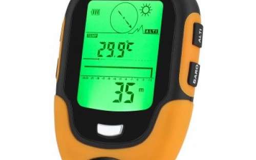 Sunroad FR500 Multifunction Outdoor Altimeter - Barometer, Compass, Thermometer, Hygrometer - A448