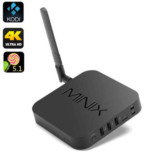 MINIX NEO U1 TV BOX - 4KX2K ULTRA HD, ANDROID 5.1, AMLOGIC S905 QUAD CORE CPU, 2GB RAM, KODI-E562