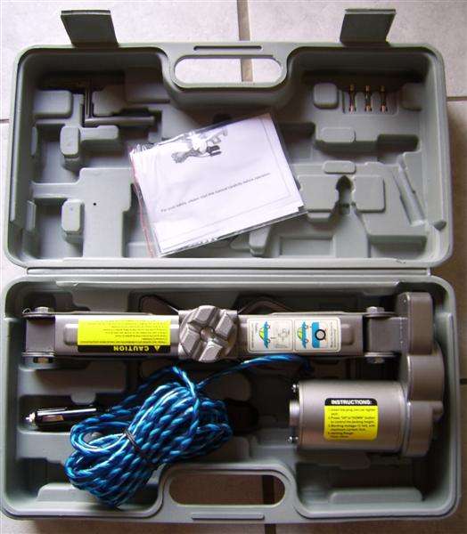 Electromann 12v Electrical Car Jack high lifting with carry case (2Ton)