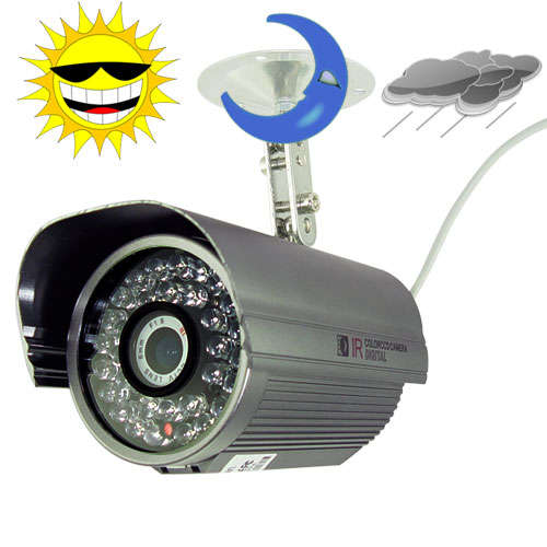 Waterproof Night Vision Security Camera  PAL (SONY 1/3 Lens)