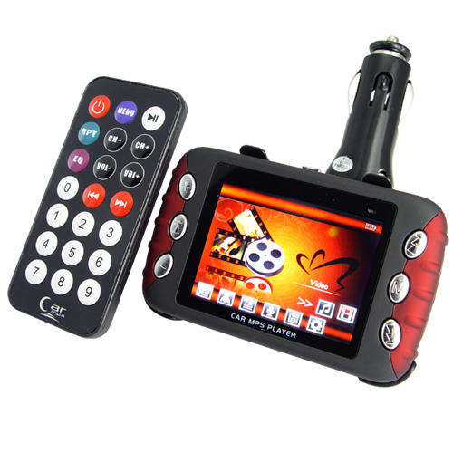 MP4 + MP3 Player with Deluxe Car Adapter Kit (4GB)