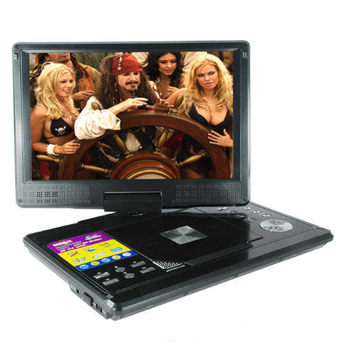 Portable Multimedia DVD Player with 12 Inch Widescreen
