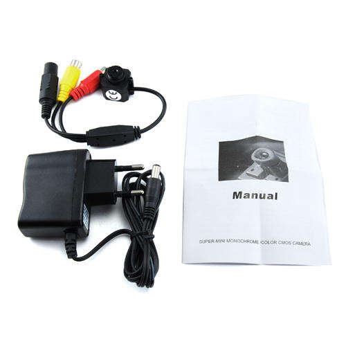 Micro Wired Pinhole Color Audio Camera - 007-PAL