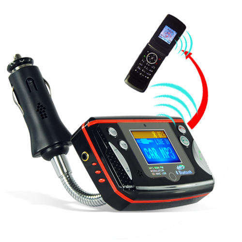 Bluetooth Car Kit for Bluetooth Calls and MP3 Music