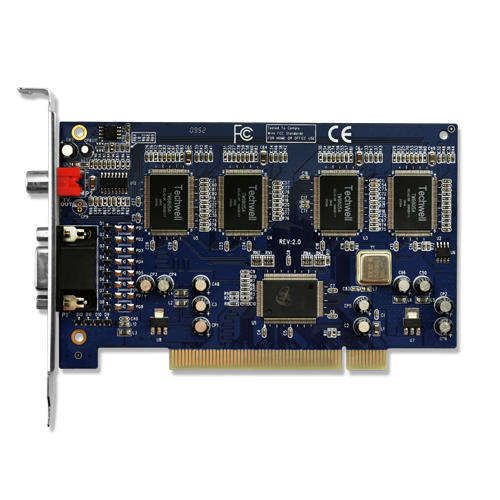 DVR Card - 8 Video and 4 Audio CH (Motion Detection, Alarm, TV)