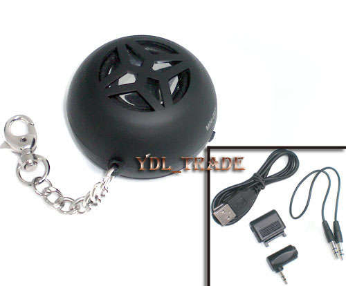 Mini Portable Mobile Speaker w/ Keychain 4 MP3 iPod PC