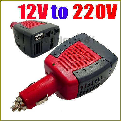 100W 12V DC To AC 110V 220V USB 5V Power Inverter S254