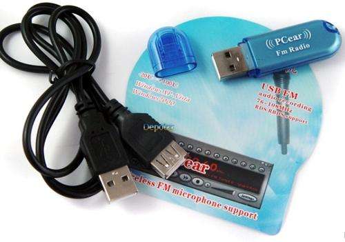 76-108Mhz PCear Laptop PC USB FM Radio Tuner