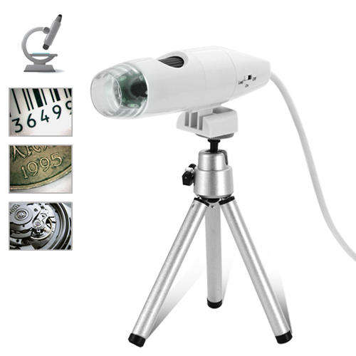 Digital Microscope with LED Light + Image Capture Software