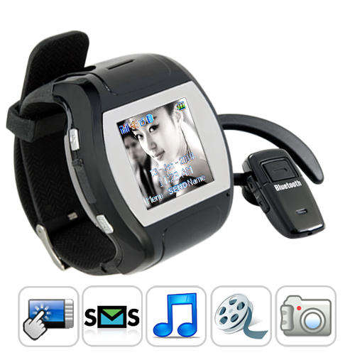 Grande Porto - Quad Band Touch Screen Watch Cell Phone