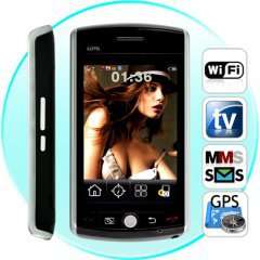 GPS Unlocked Cellphone with 3.2 Inch Resistive Touchscreen - M134