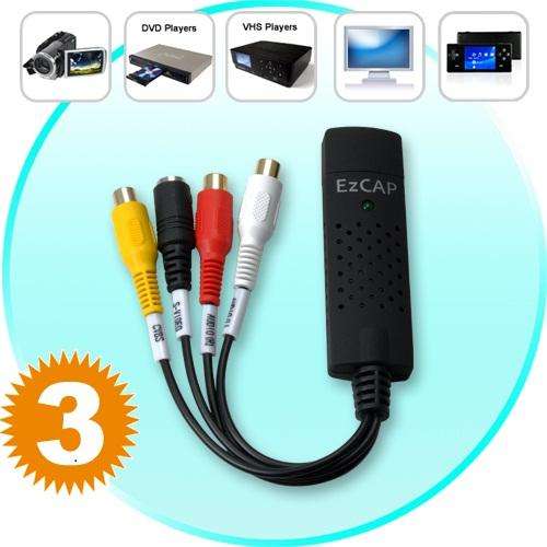 USB Video Capture Device - Basic Edition (AV to Computer) - K81