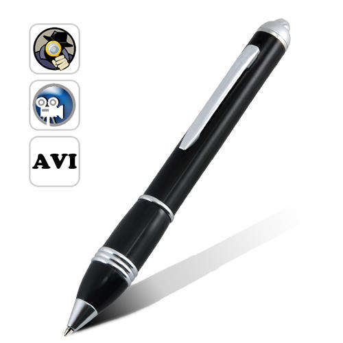 Spy Pen Pinhole Video Camera (Motion Detection, Micro SD) - I59