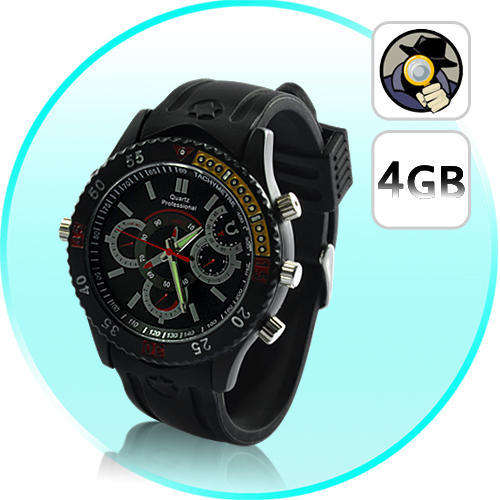 WatchMaster Waterproof Spy Camera Watch (4GB Internal Memory) - I105