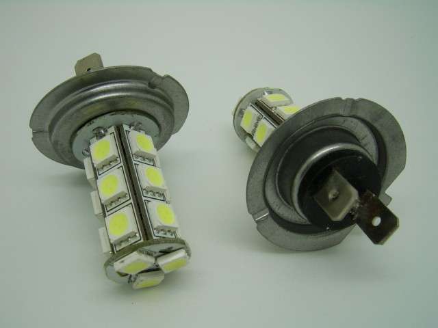 H7 LED Fog Lamp Bulb 18SMD 5050 Cool White 12VDC