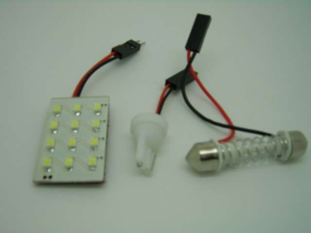 12V PCB 12 SMD LED Car Interior Dome Light