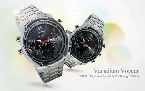 Vanadium Voyeur - 720P HD Spy Watch and DVR with Night Vision (8GB