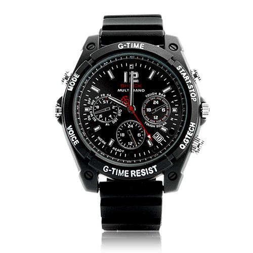 **Reduced to Clear**Midnight Prowler - 720P HD Spy Watch and DVR with Night Vision (8GB)