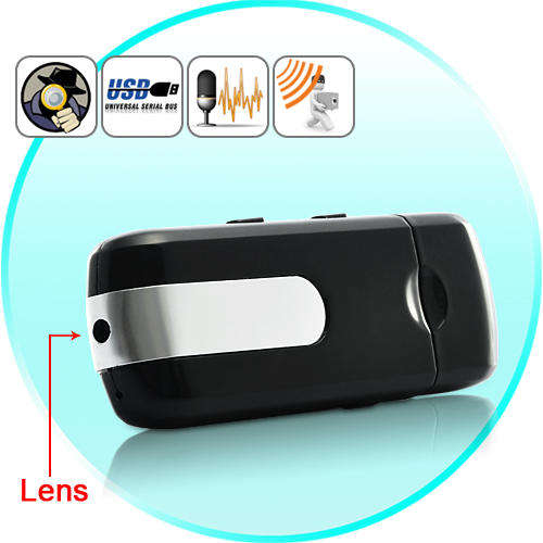 USB Flash Drive Spy Camera DVR with Motion Detection (4GB)