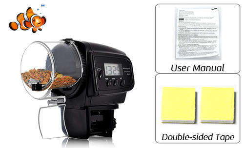 Automatic Fish Feeder with LCD Display (Anti-Jam Design) - G349
