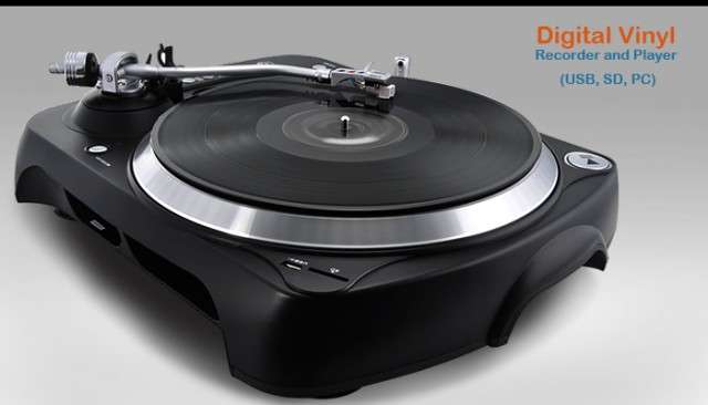 Digital Vinyl Player + Recorder to PC, USB, SD - E131